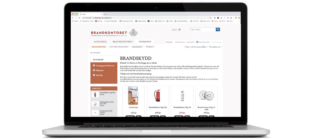 Brandkontorets webbshop