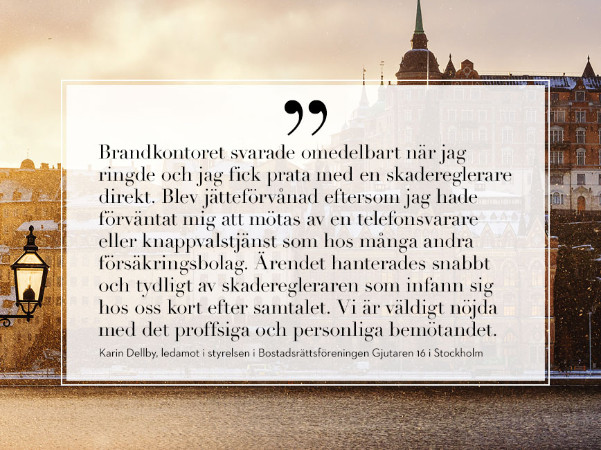 Brandkontoret, nöjda kunder